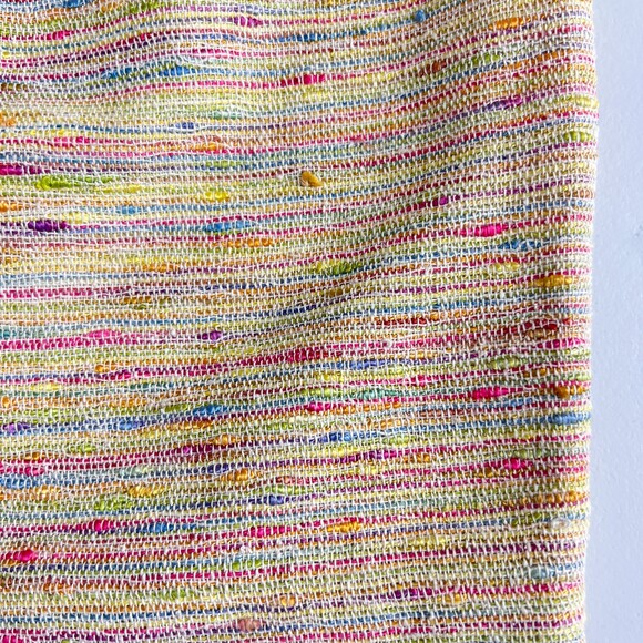 Leona by Lauren Leonard Women's Mini Skirt Textured Tweed Multicolor Size 4 - Picture 5 of 11